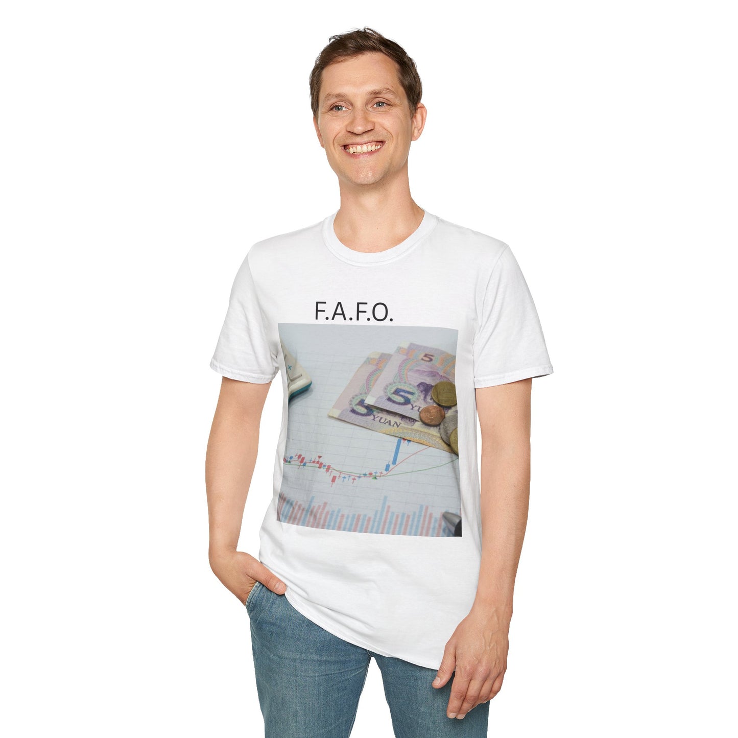 F.A.F.O. Unisex Softstyle T-Shirt - Trendy Graphic Tee for Financial Enthusiasts