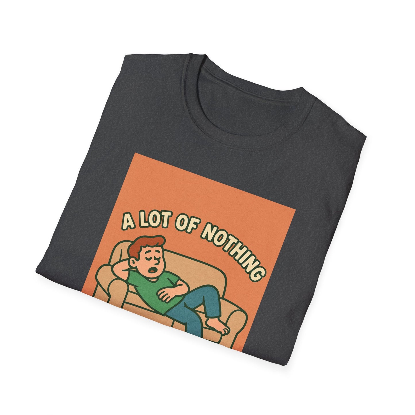 Lazy Day Unisex T-Shirt, Casual Comfort Tee, Laid-Back Graphic Shirt, Relaxation Wear, Gift for Couch Potatoes, Everyday Humor Top