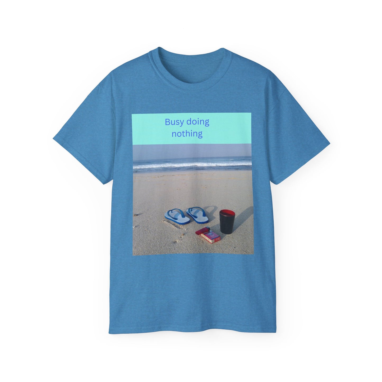 Busy Doing Nothing Unisex Ultra Cotton Tee - Chill Beach Vibes Shirt