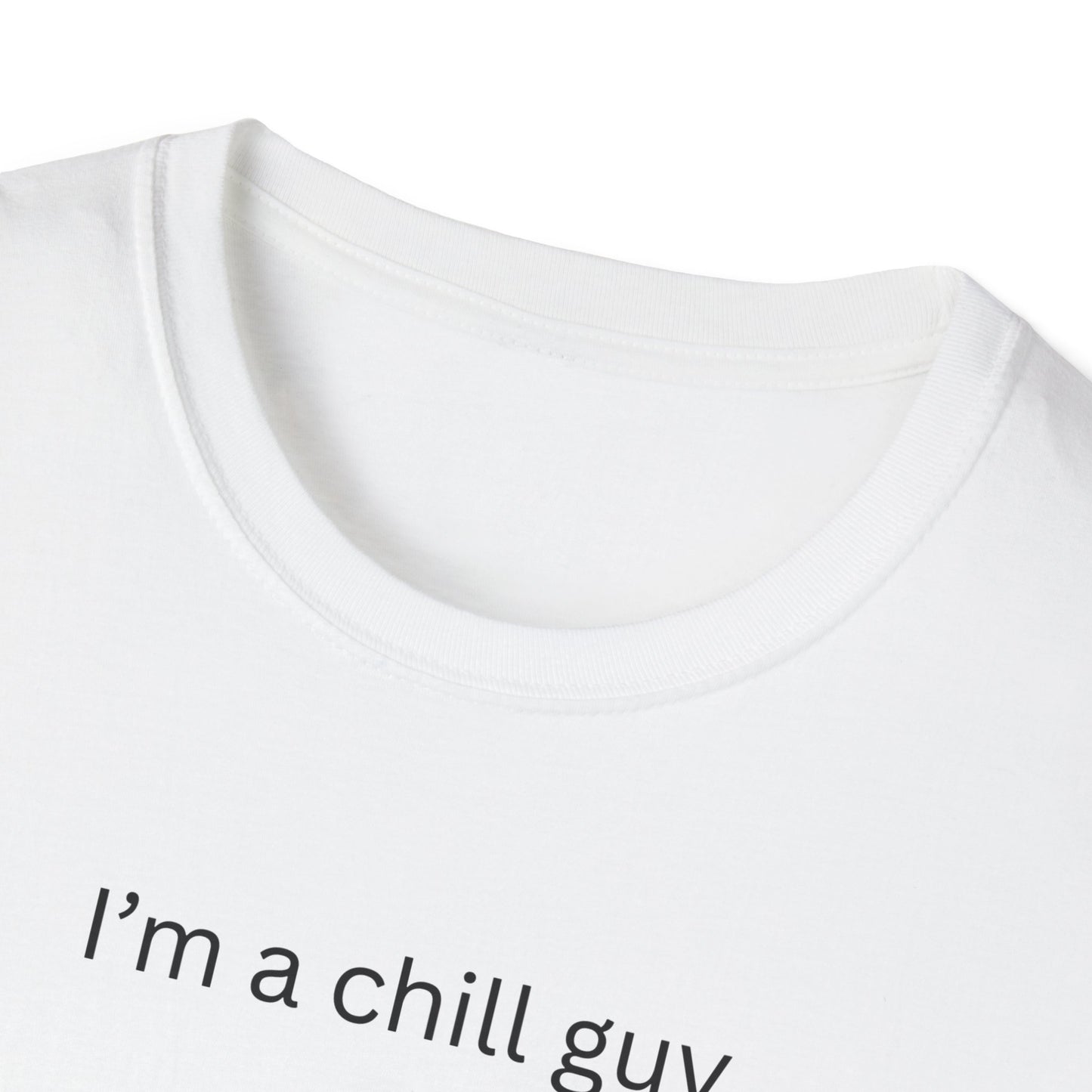 Chill Guy Unisex Softstyle T-Shirt - Relaxed Graphic Tee for Casual Wear