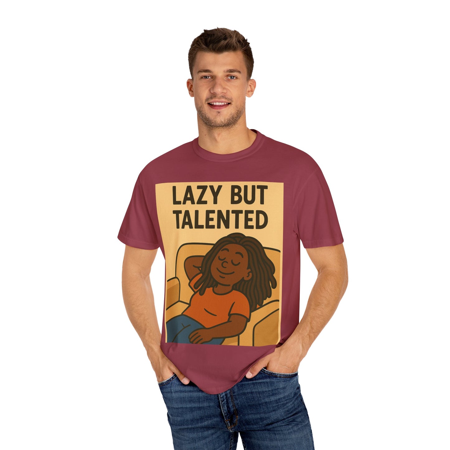 Lazy But Talented Unisex T-Shirt - Comfortable and Fun Tee for Relaxed Days