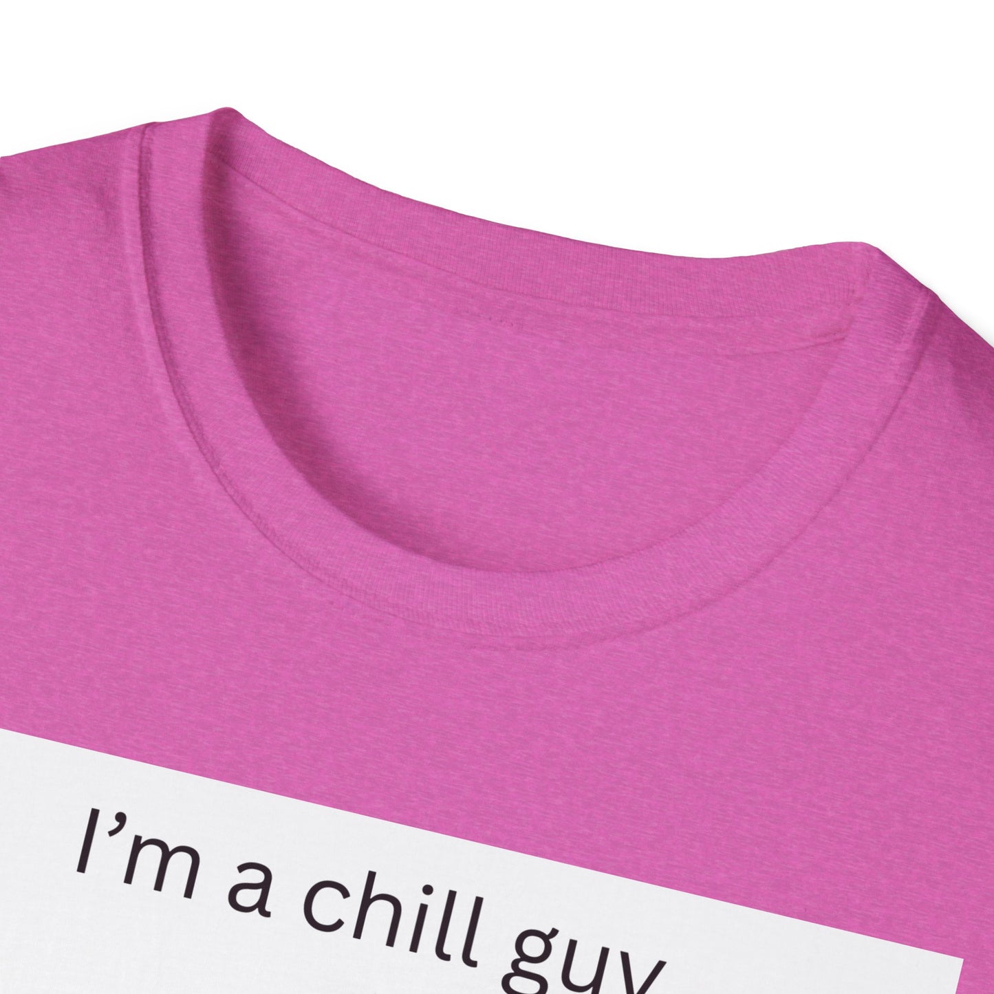 Chill Guy Unisex Softstyle T-Shirt - Relaxed Graphic Tee for Casual Wear