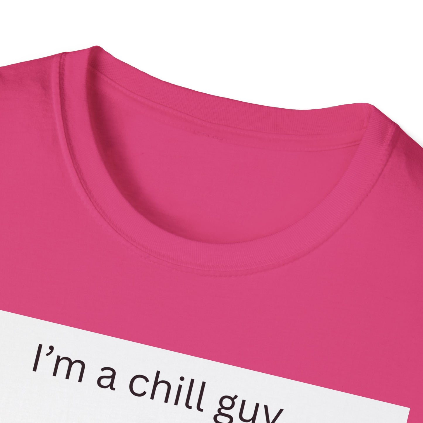 Chill Guy Unisex Softstyle T-Shirt - Relaxed Graphic Tee for Casual Wear