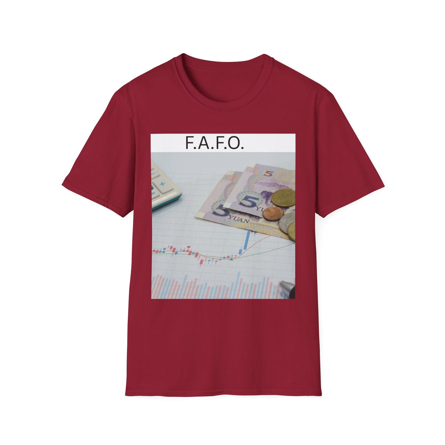 F.A.F.O. Unisex Softstyle T-Shirt - Trendy Graphic Tee for Financial Enthusiasts