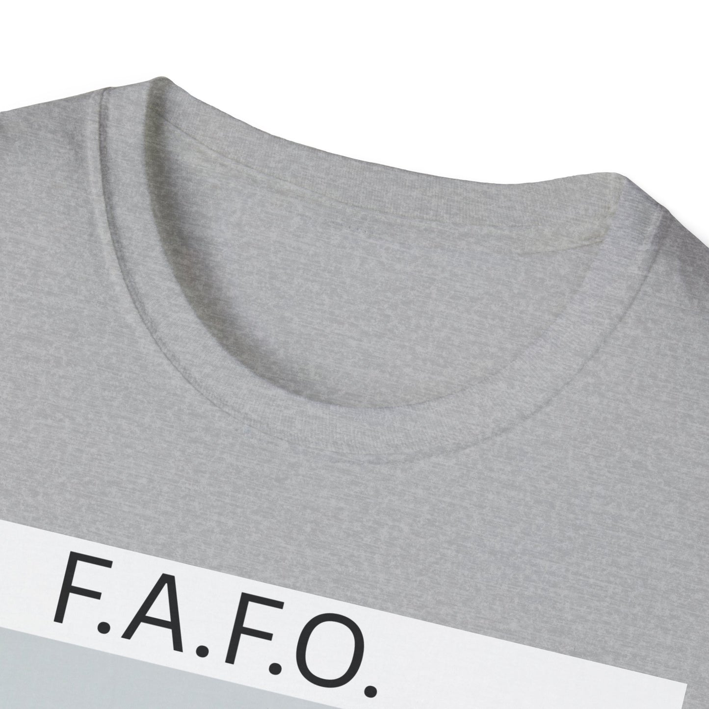 F.A.F.O. Unisex Softstyle T-Shirt - Trendy Graphic Tee for Financial Enthusiasts