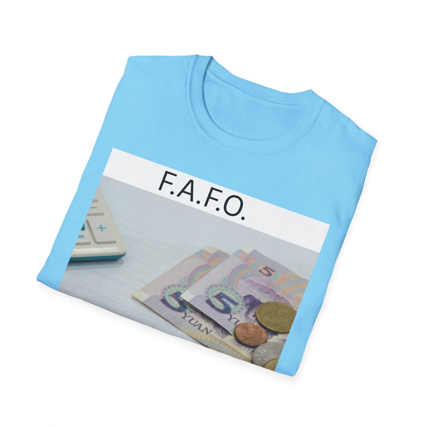 F.A.F.O. Unisex Softstyle T-Shirt - Trendy Graphic Tee for Financial Enthusiasts