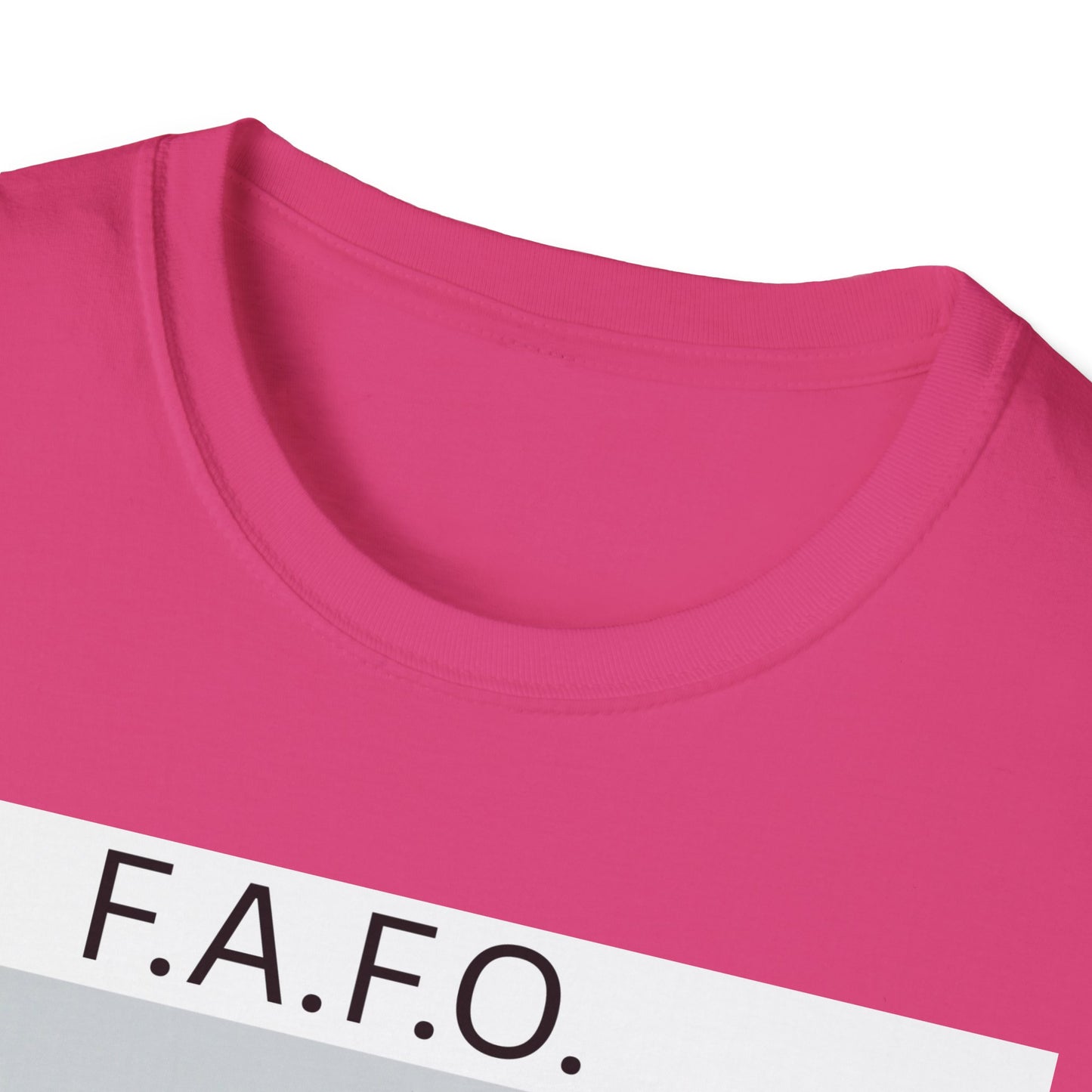 F.A.F.O. Unisex Softstyle T-Shirt - Trendy Graphic Tee for Financial Enthusiasts