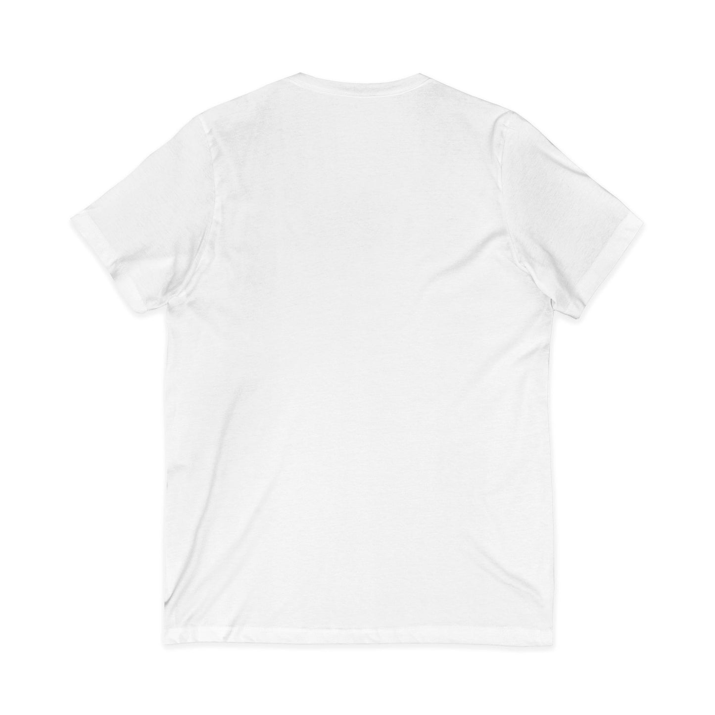Happy Thoughts V-Neck Tee - Unisex Beach-Inspired Shirt