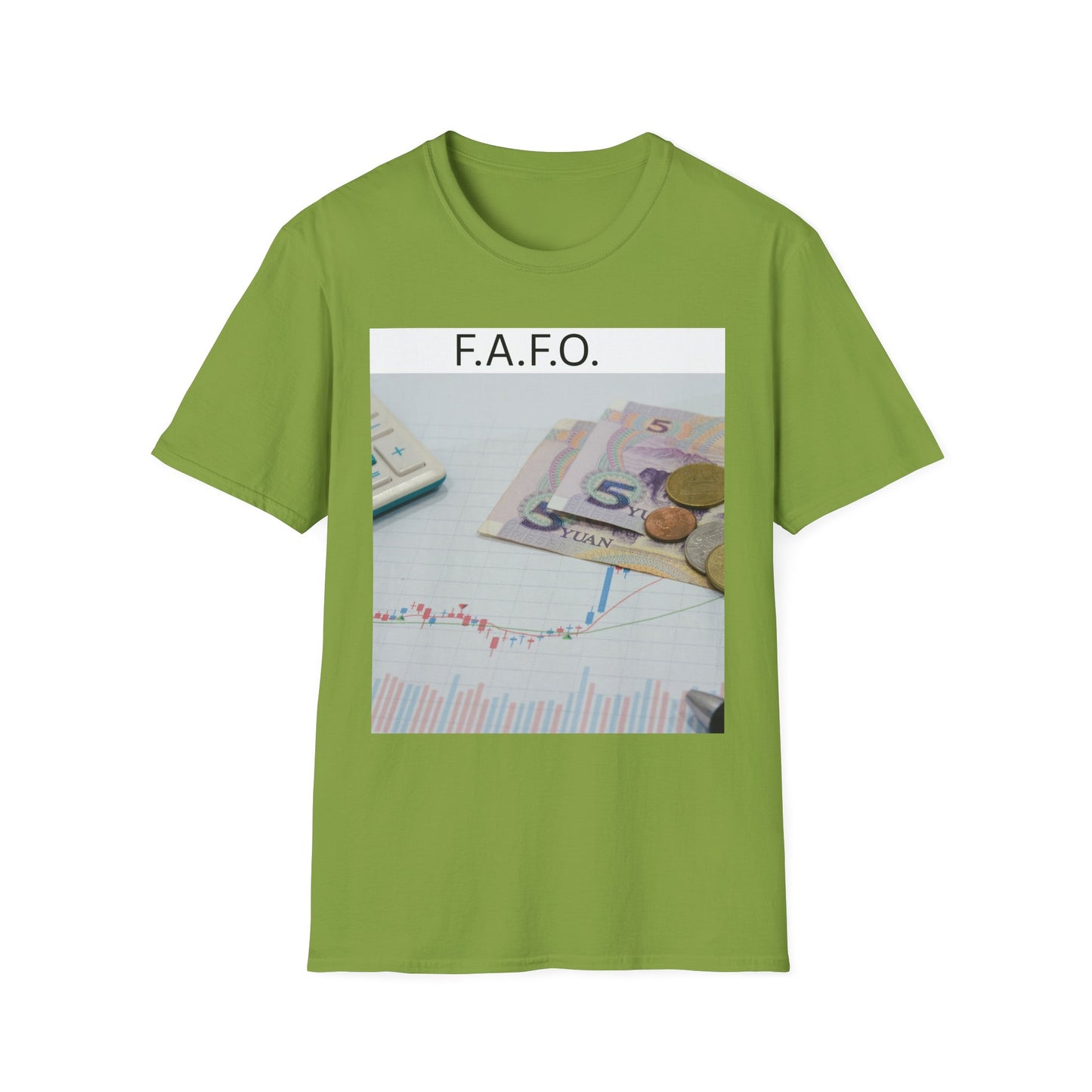 F.A.F.O. Unisex Softstyle T-Shirt - Trendy Graphic Tee for Financial Enthusiasts