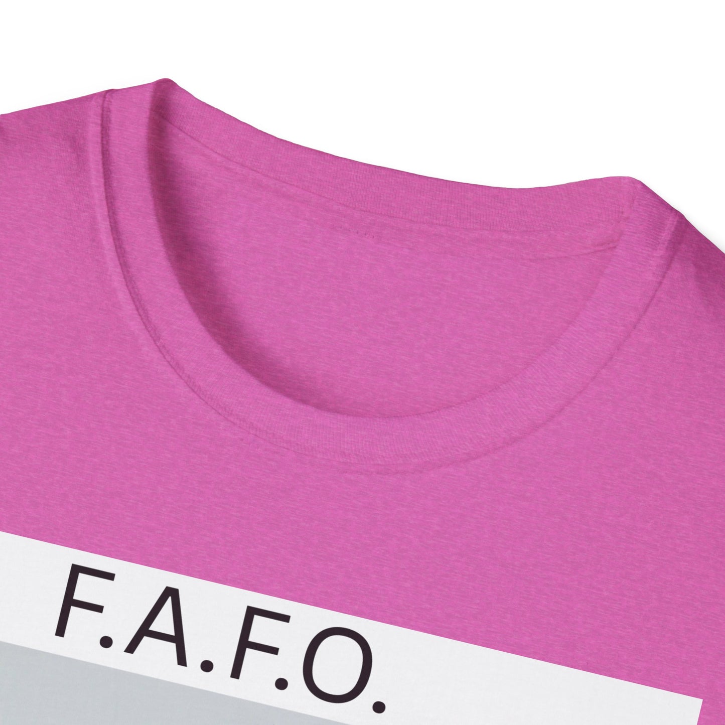 F.A.F.O. Unisex Softstyle T-Shirt - Trendy Graphic Tee for Financial Enthusiasts