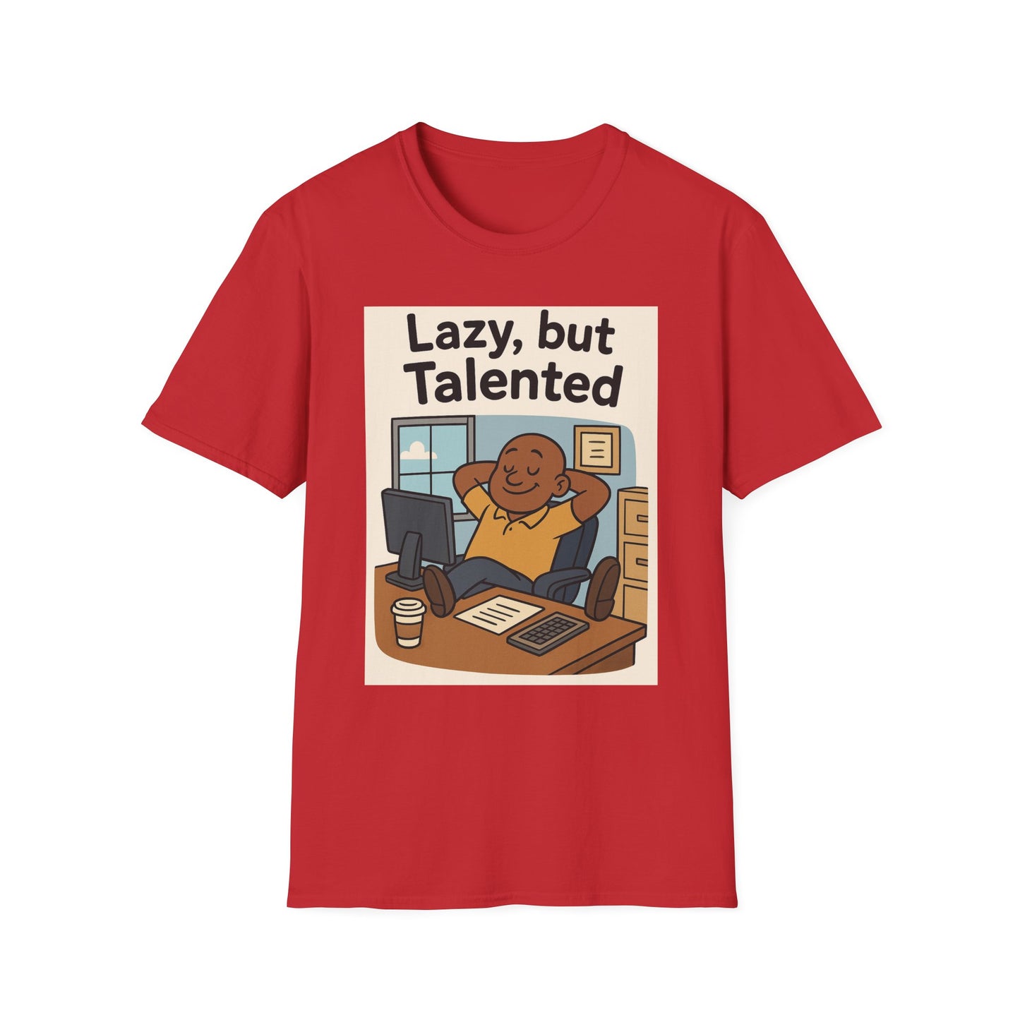 Lazy But Talented Unisex Softstyle T-Shirt