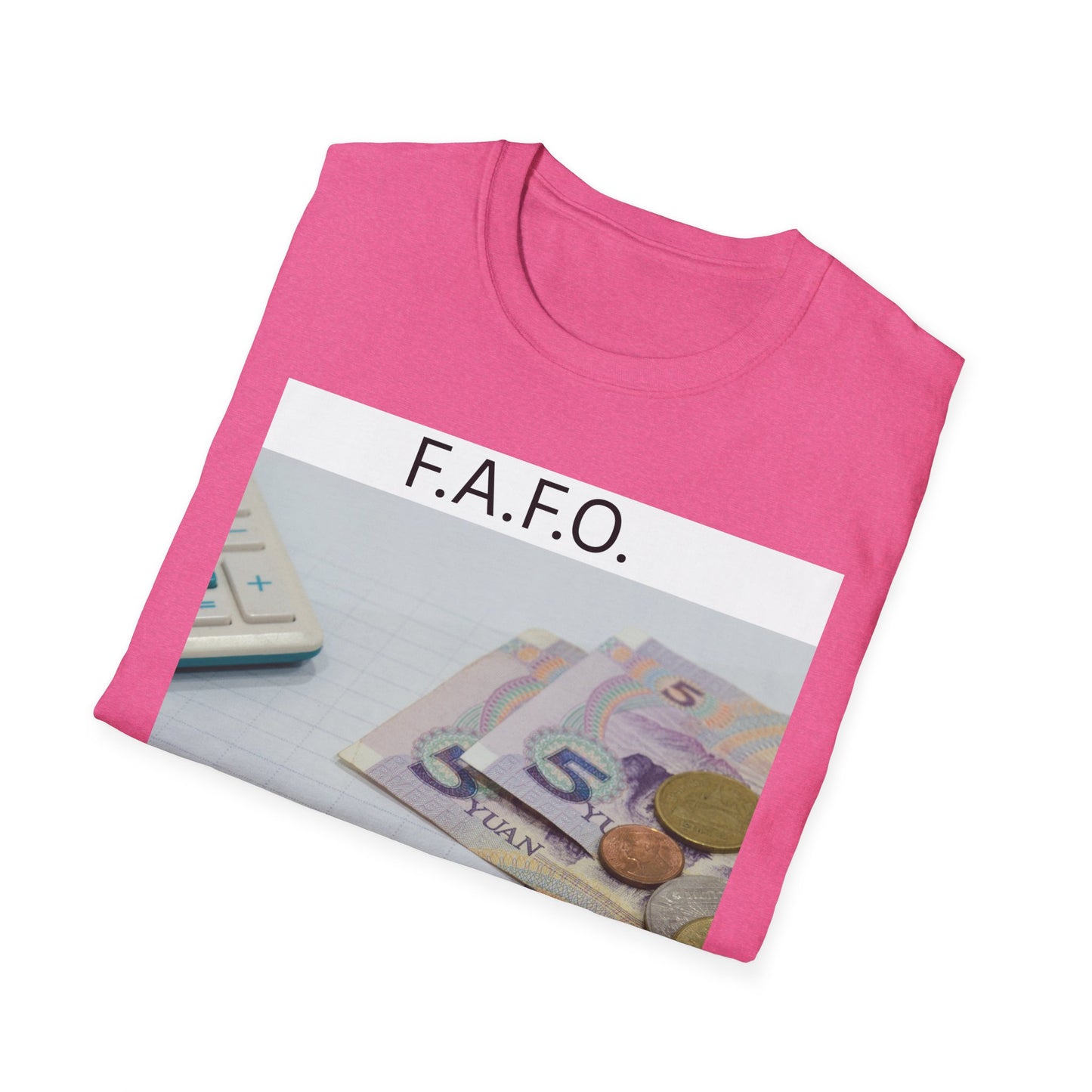 F.A.F.O. Unisex Softstyle T-Shirt - Trendy Graphic Tee for Financial Enthusiasts