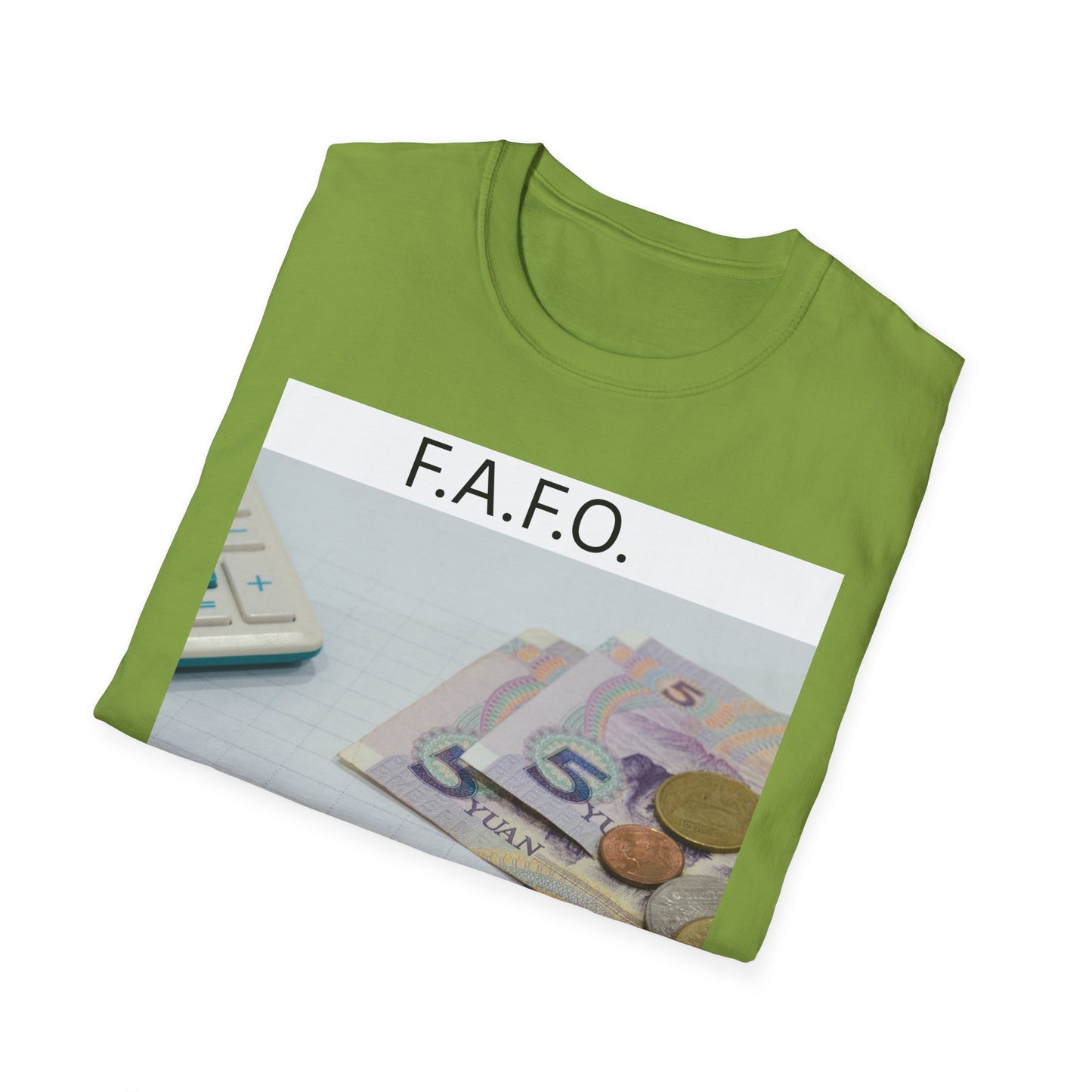F.A.F.O. Unisex Softstyle T-Shirt - Trendy Graphic Tee for Financial Enthusiasts