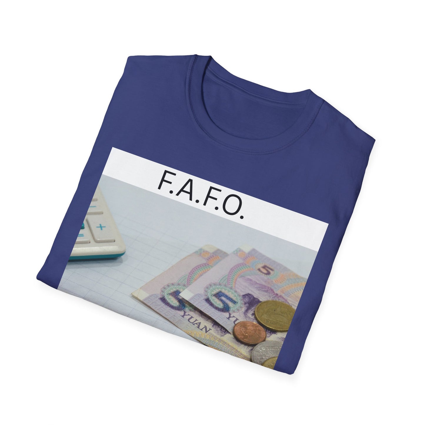 F.A.F.O. Unisex Softstyle T-Shirt - Trendy Graphic Tee for Financial Enthusiasts