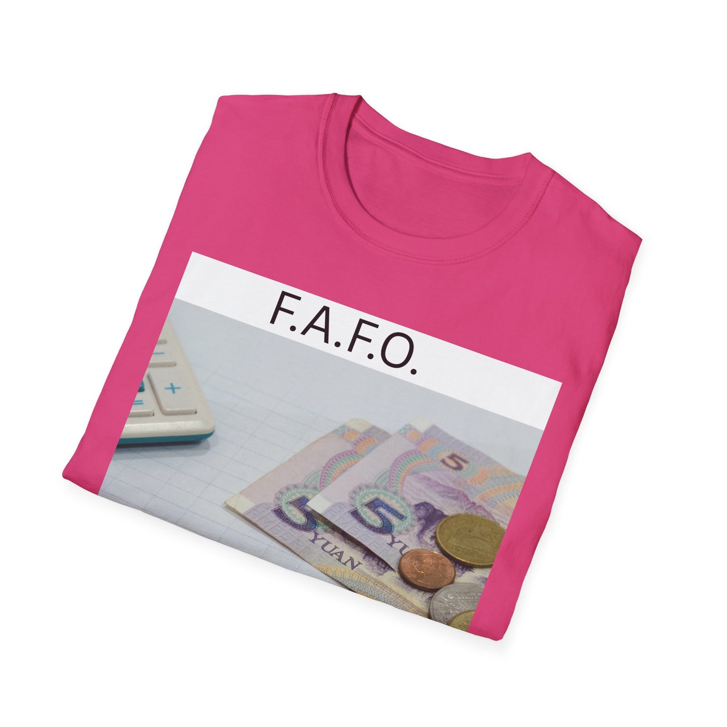 F.A.F.O. Unisex Softstyle T-Shirt - Trendy Graphic Tee for Financial Enthusiasts