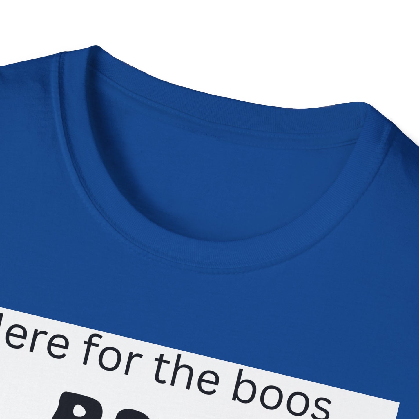 Halloween Ghost T-Shirt – "Here for the Boos" Boozy Ghost Party Tee
