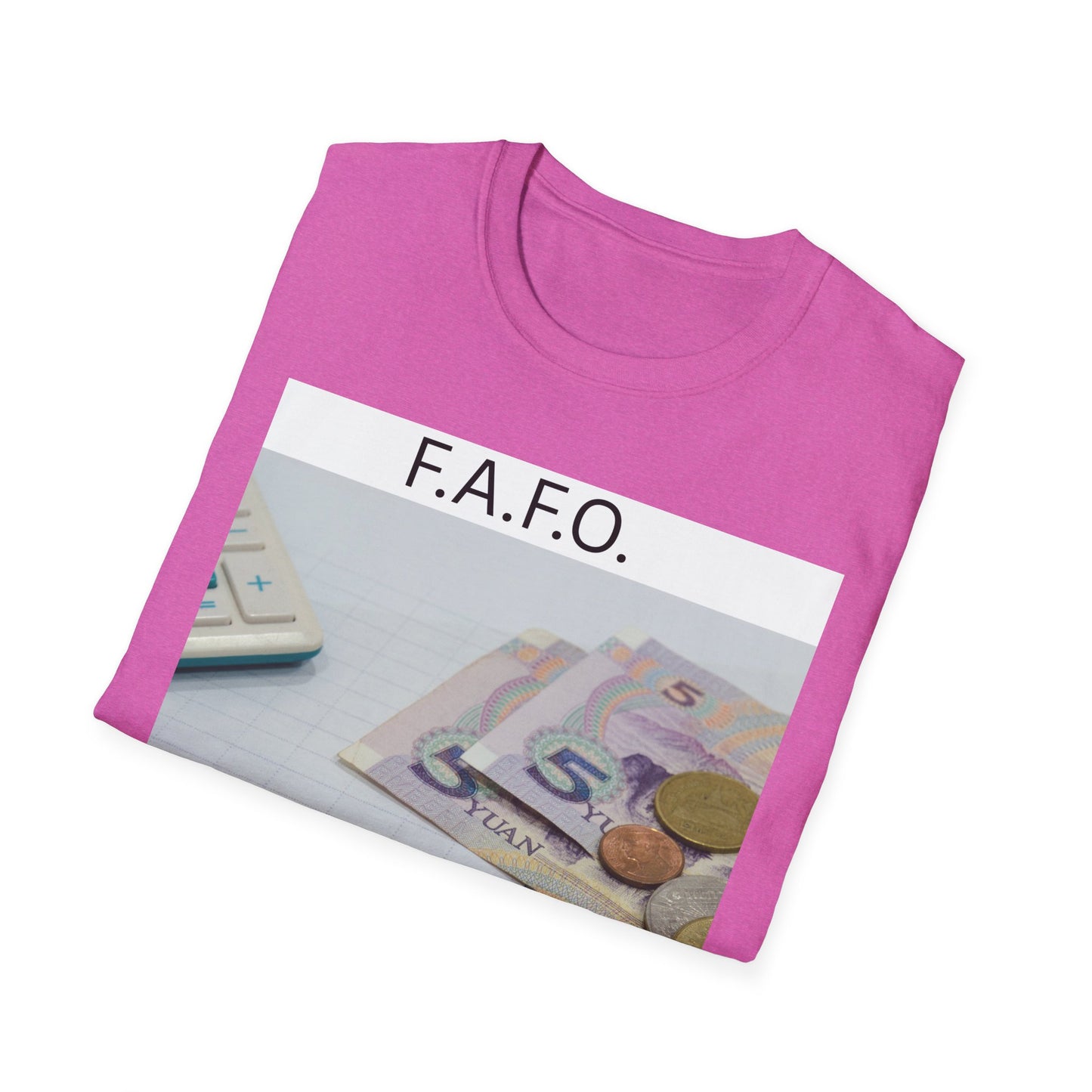 F.A.F.O. Unisex Softstyle T-Shirt - Trendy Graphic Tee for Financial Enthusiasts