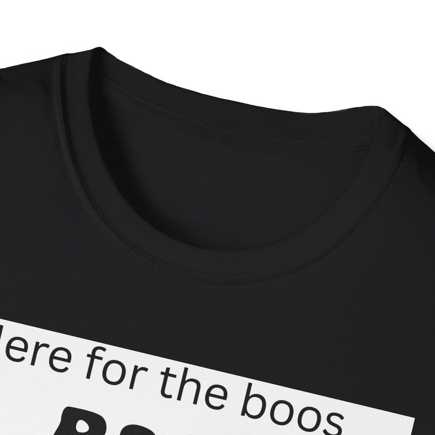 Halloween Ghost T-Shirt – "Here for the Boos" Boozy Ghost Party Tee