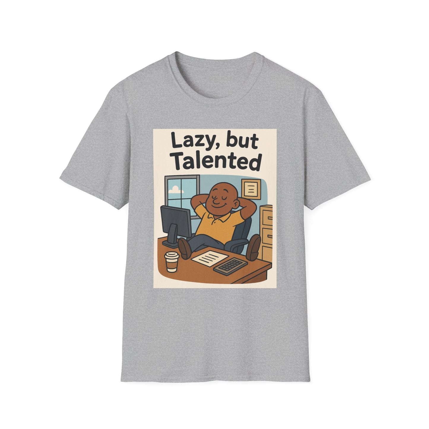 Lazy But Talented Unisex Softstyle T-Shirt