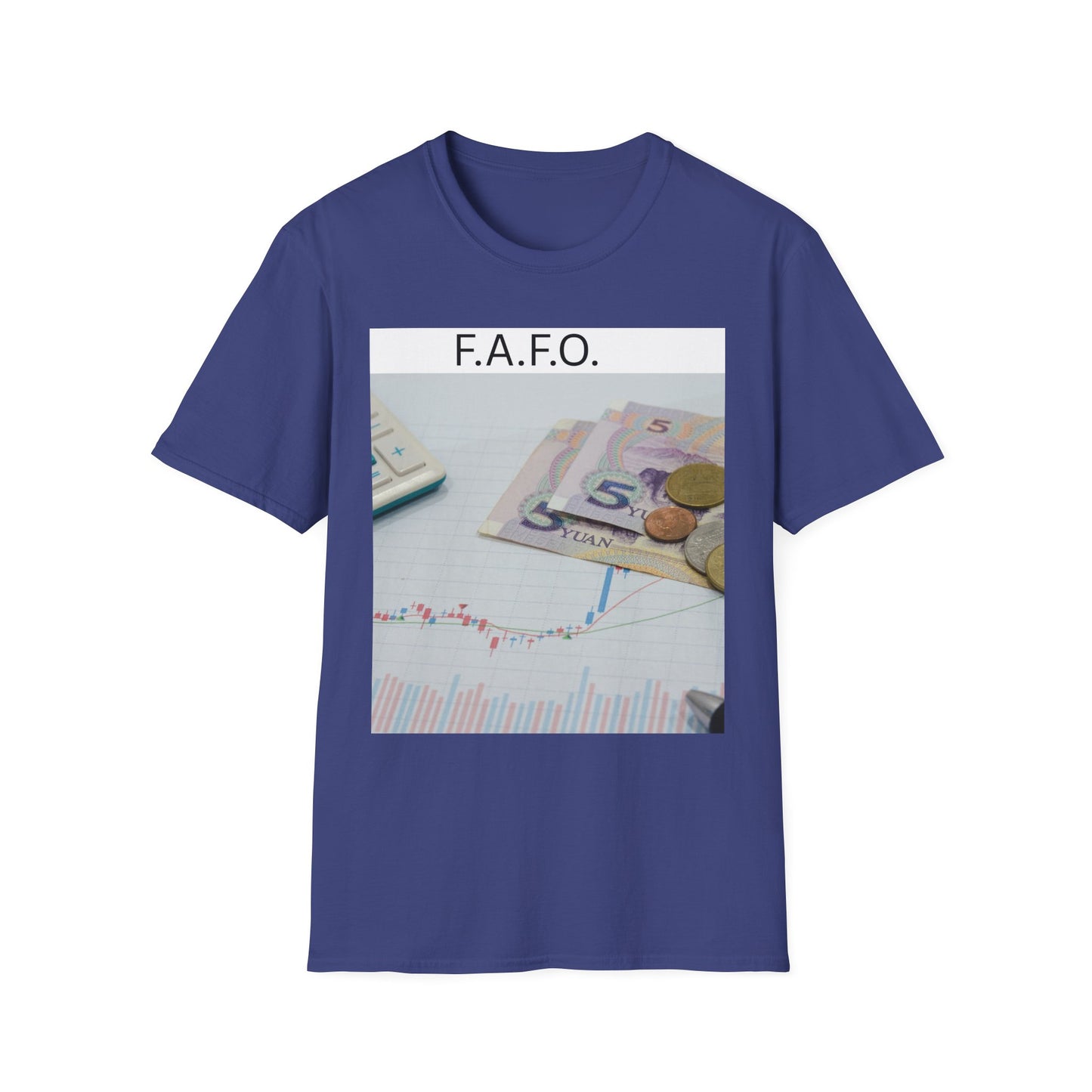 F.A.F.O. Unisex Softstyle T-Shirt - Trendy Graphic Tee for Financial Enthusiasts