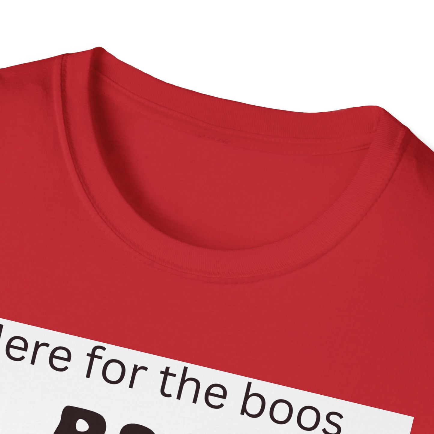 Halloween Ghost T-Shirt – "Here for the Boos" Boozy Ghost Party Tee