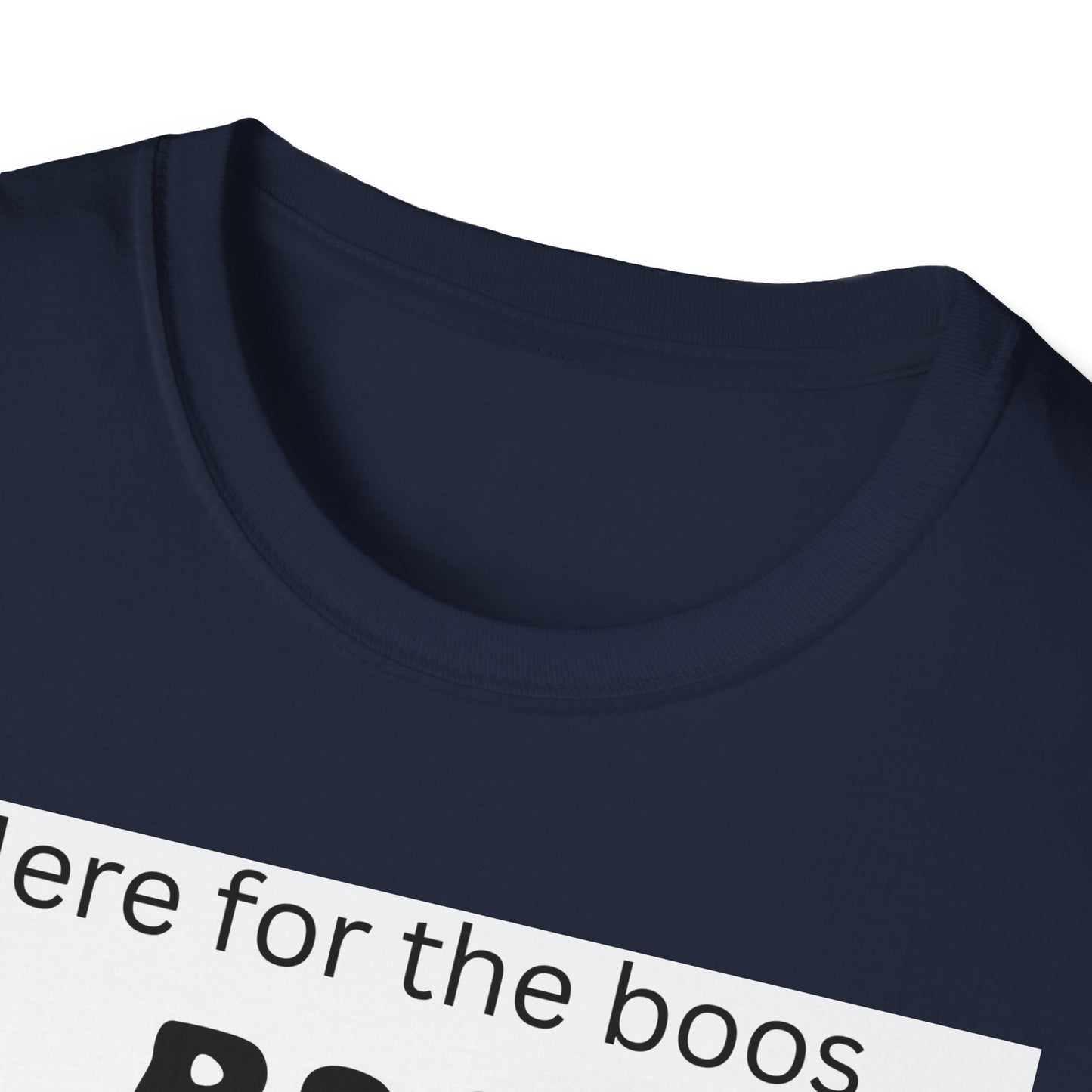 Halloween Ghost T-Shirt – "Here for the Boos" Boozy Ghost Party Tee
