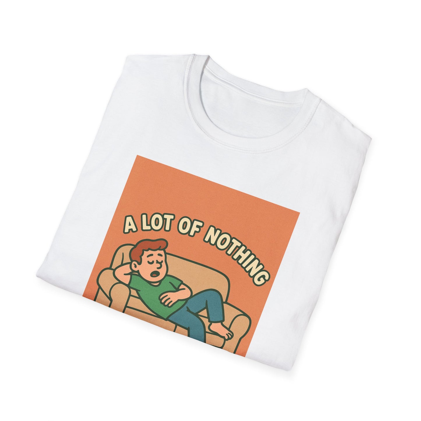 Lazy Day Unisex T-Shirt, Casual Comfort Tee, Laid-Back Graphic Shirt, Relaxation Wear, Gift for Couch Potatoes, Everyday Humor Top