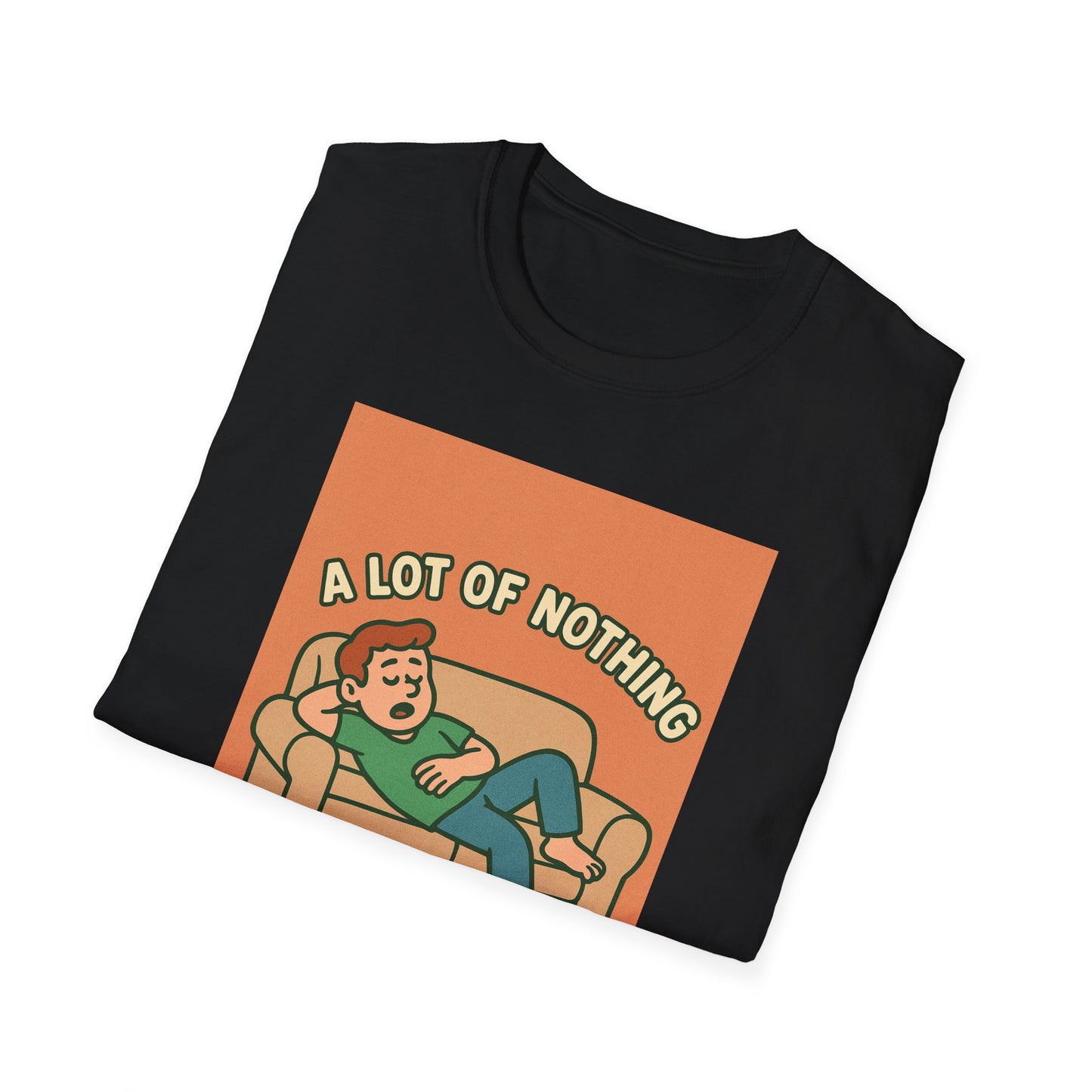 Lazy Day Unisex T-Shirt, Casual Comfort Tee, Laid-Back Graphic Shirt, Relaxation Wear, Gift for Couch Potatoes, Everyday Humor Top