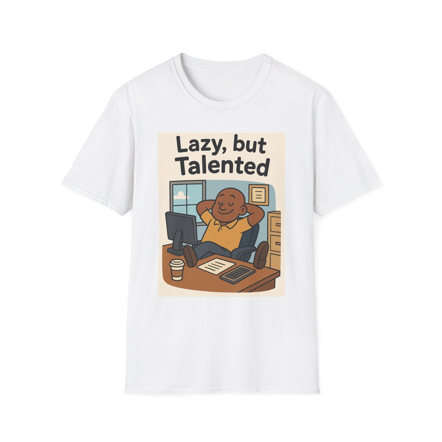 Lazy But Talented Unisex Softstyle T-Shirt