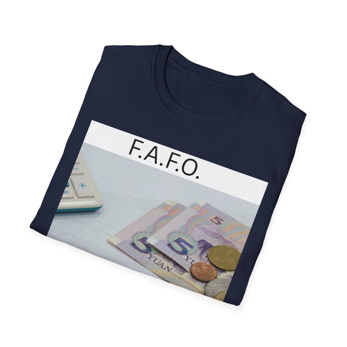 F.A.F.O. Unisex Softstyle T-Shirt - Trendy Graphic Tee for Financial Enthusiasts