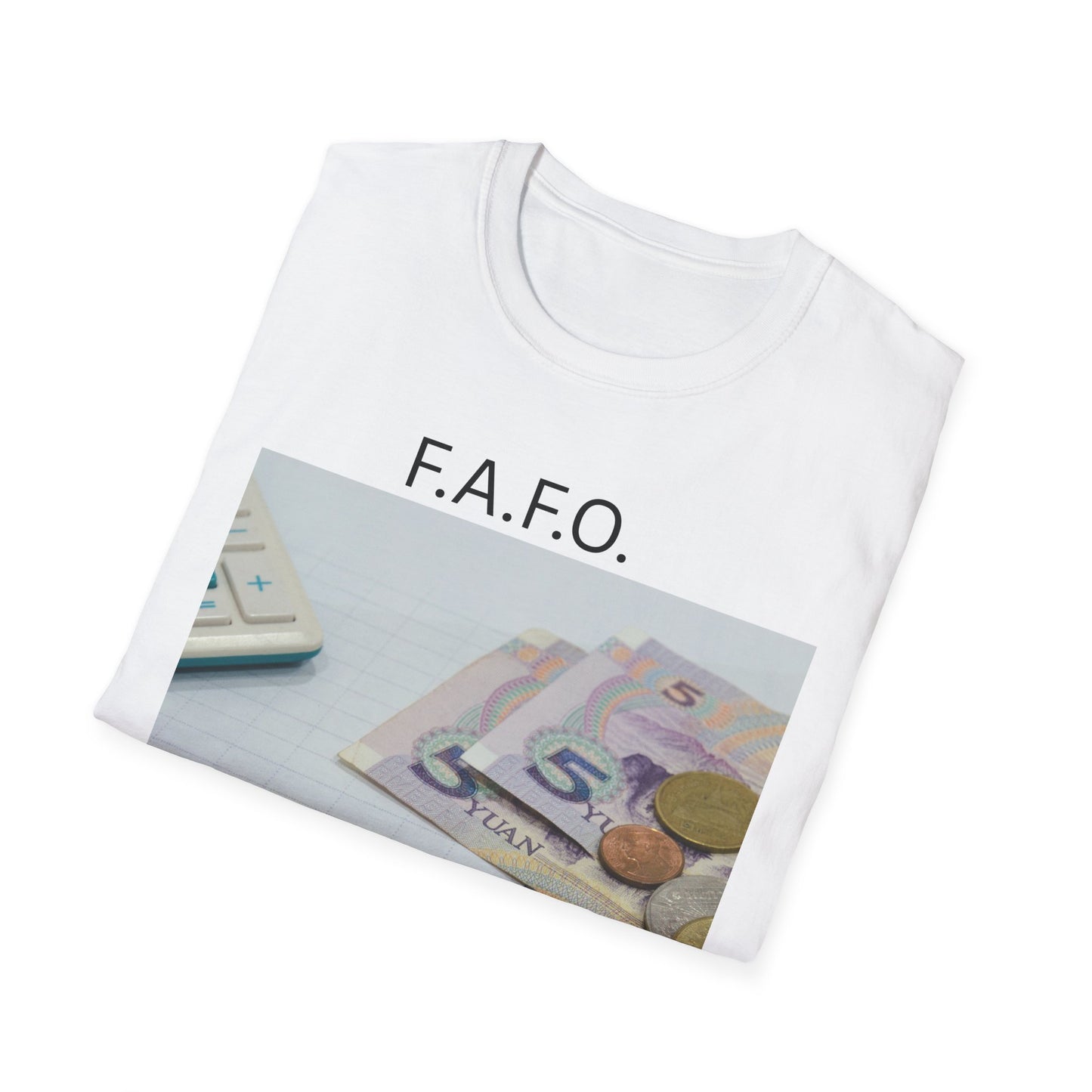 F.A.F.O. Unisex Softstyle T-Shirt - Trendy Graphic Tee for Financial Enthusiasts