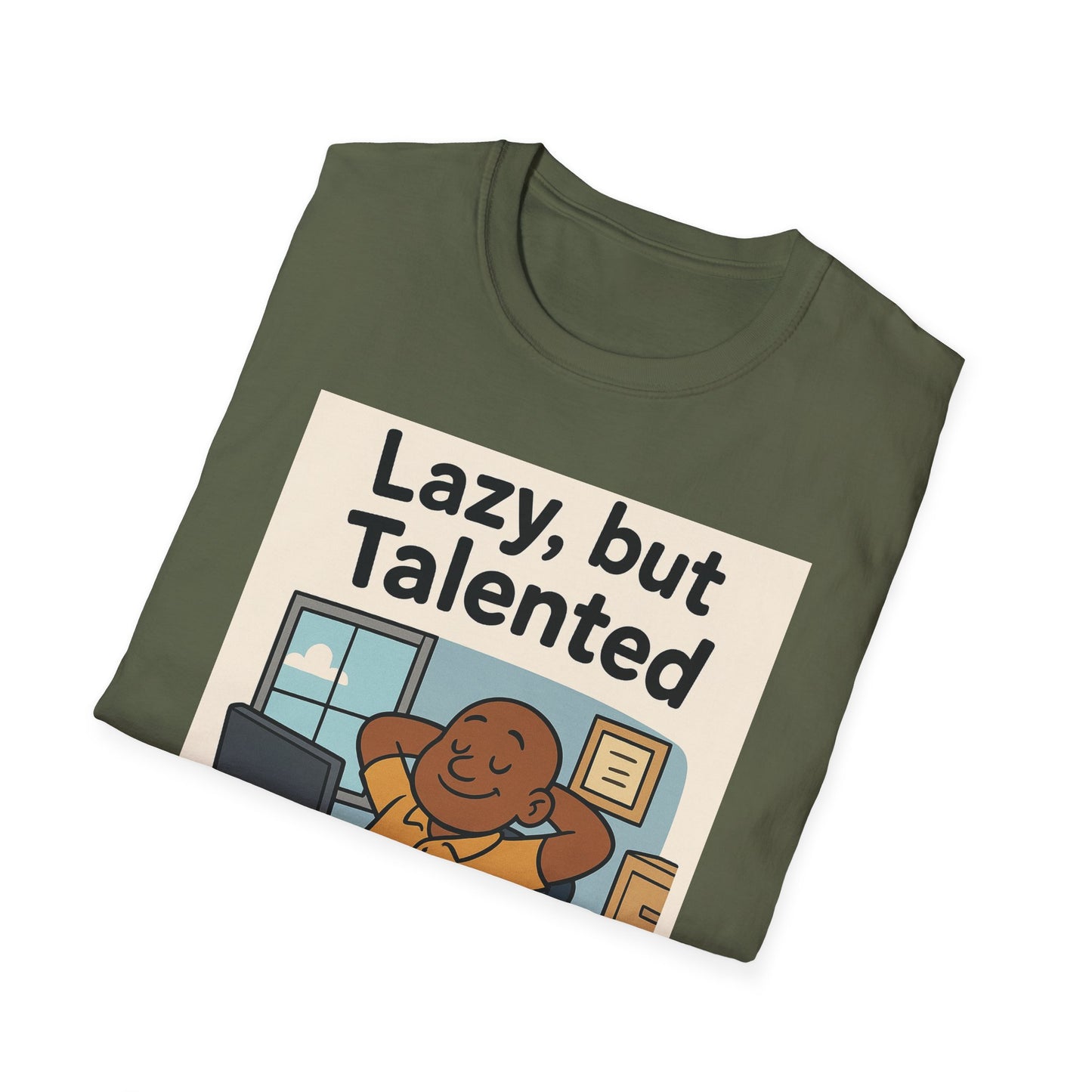 Lazy But Talented Unisex Softstyle T-Shirt