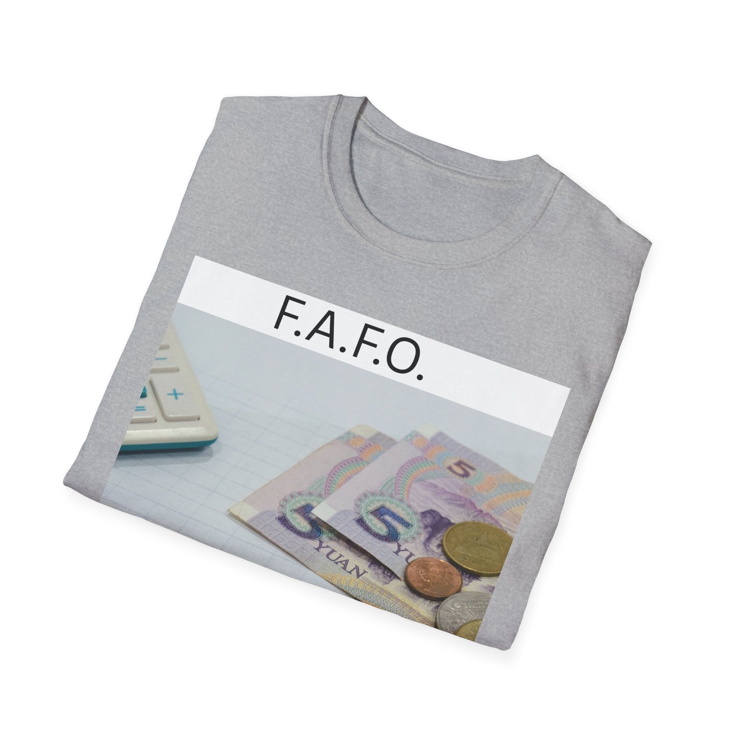 F.A.F.O. Unisex Softstyle T-Shirt - Trendy Graphic Tee for Financial Enthusiasts
