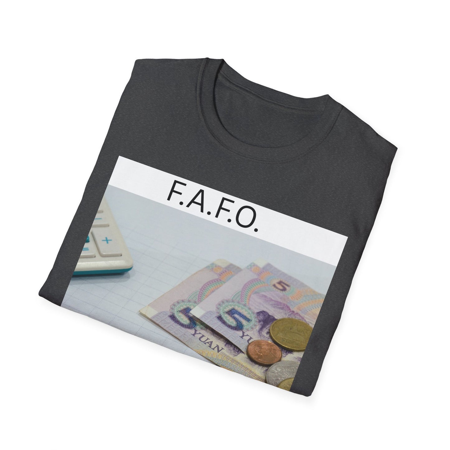 F.A.F.O. Unisex Softstyle T-Shirt - Trendy Graphic Tee for Financial Enthusiasts