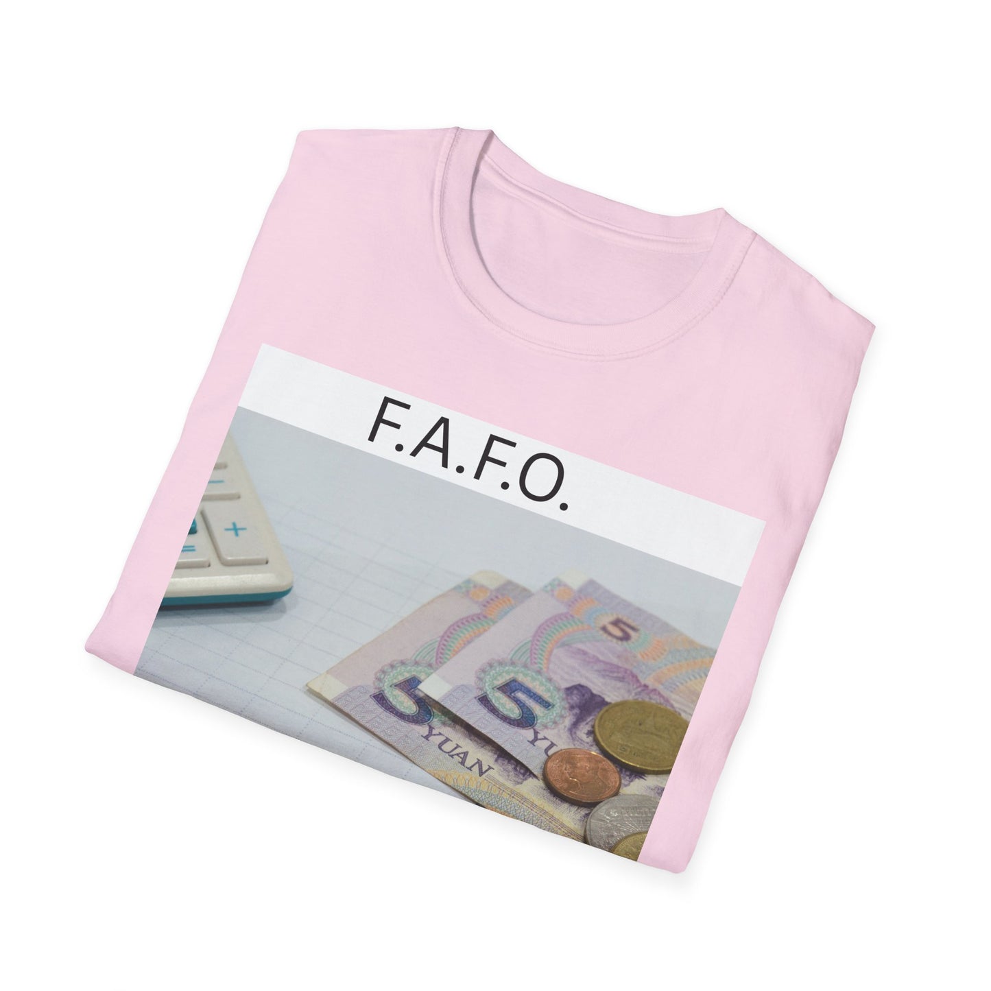 F.A.F.O. Unisex Softstyle T-Shirt - Trendy Graphic Tee for Financial Enthusiasts