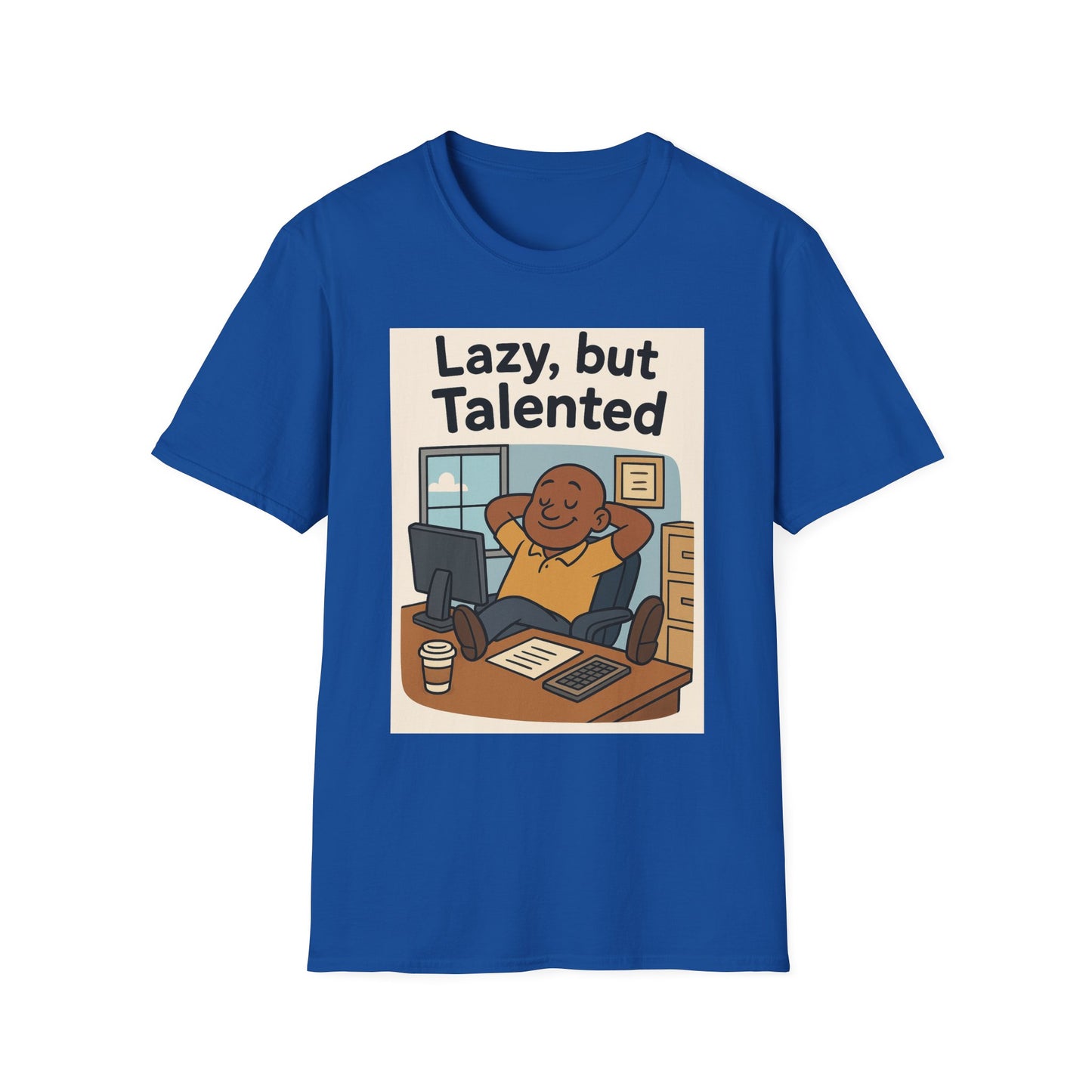 Lazy But Talented Unisex Softstyle T-Shirt