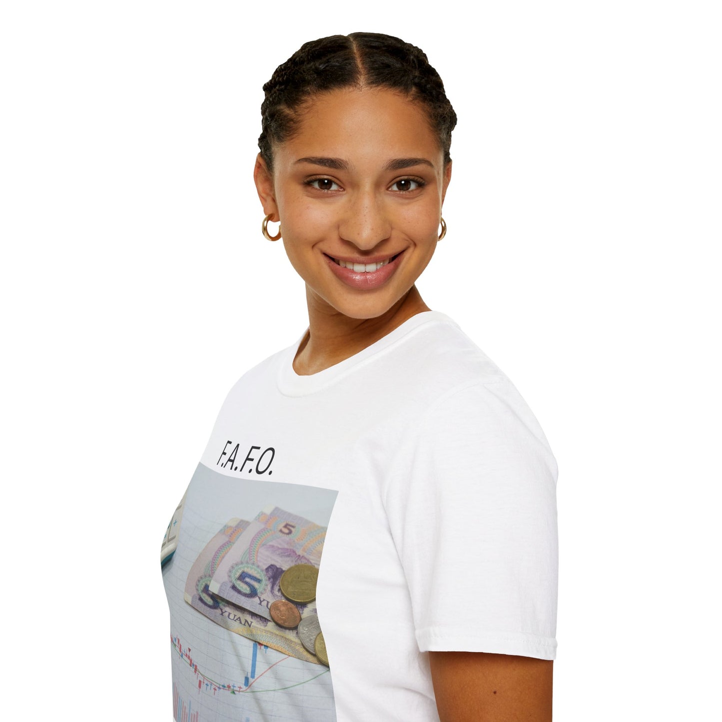 F.A.F.O. Unisex Softstyle T-Shirt - Trendy Graphic Tee for Financial Enthusiasts