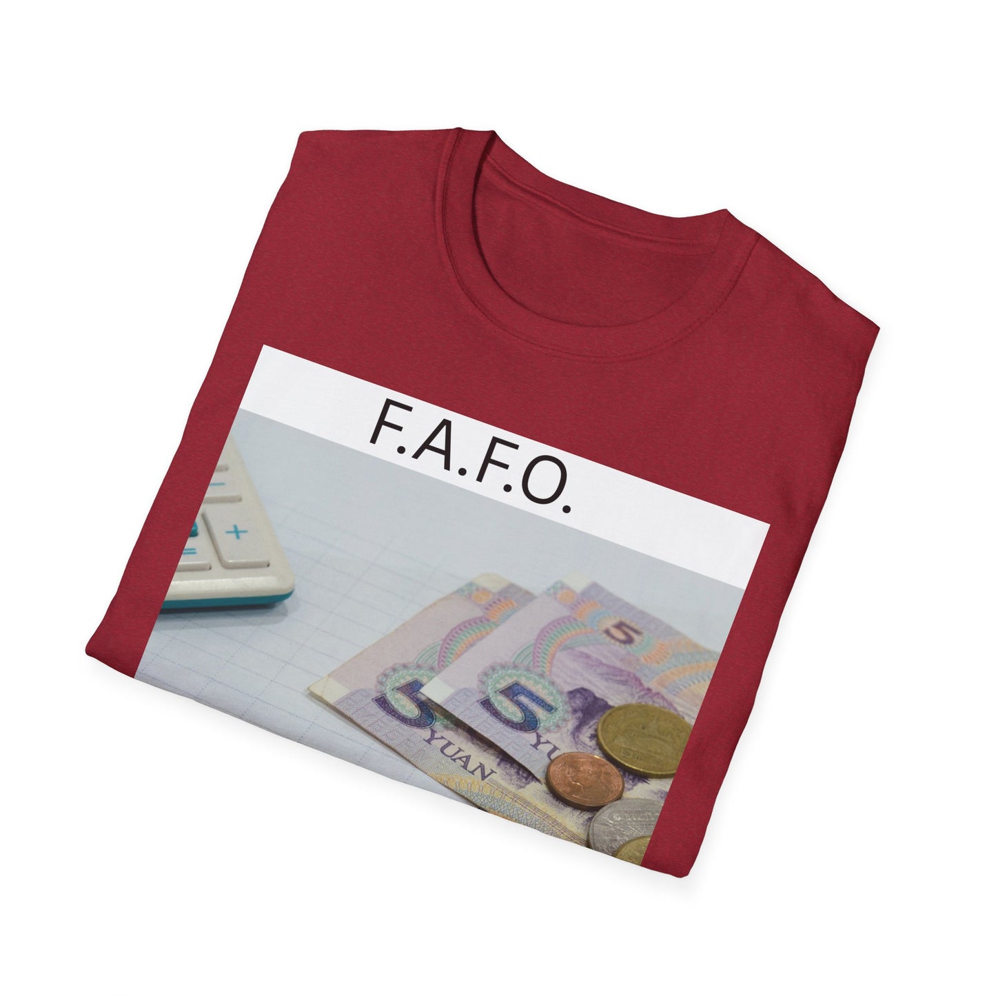 F.A.F.O. Unisex Softstyle T-Shirt - Trendy Graphic Tee for Financial Enthusiasts