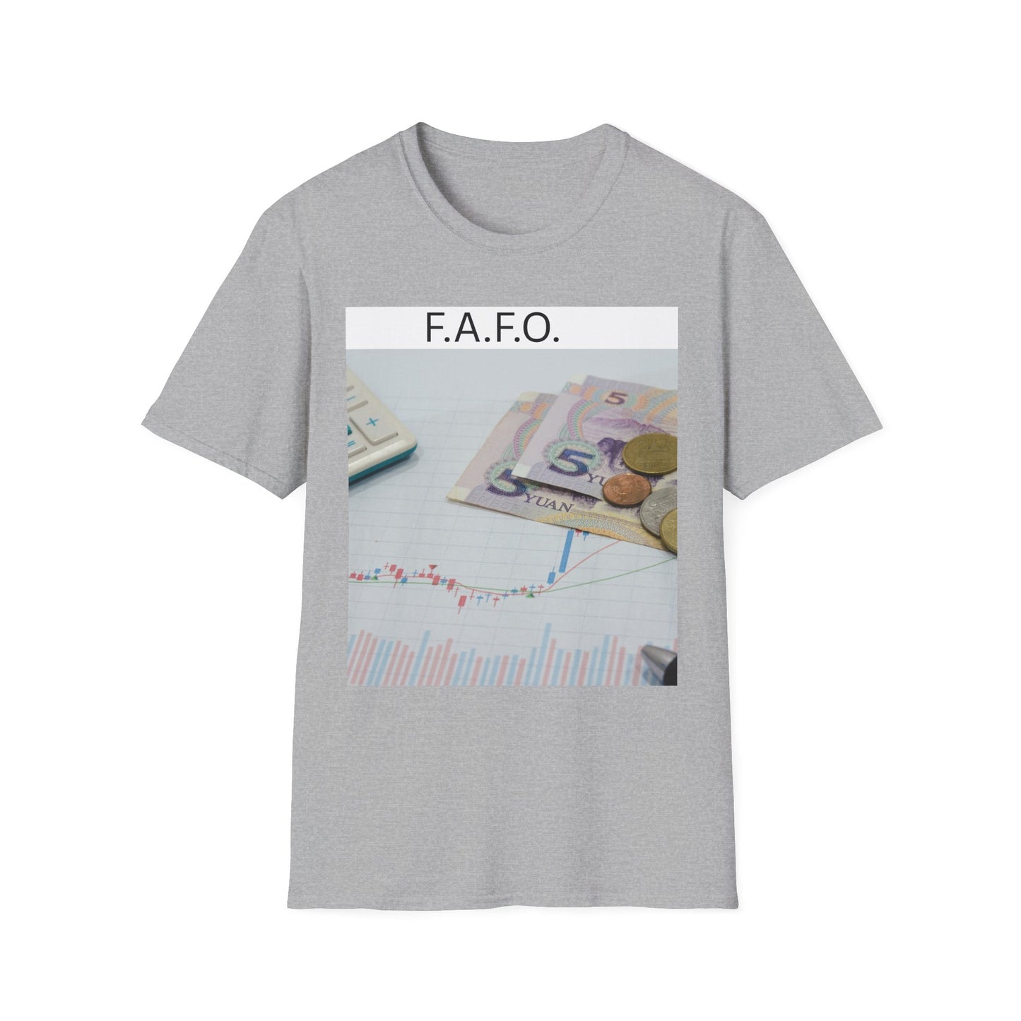 F.A.F.O. Unisex Softstyle T-Shirt - Trendy Graphic Tee for Financial Enthusiasts