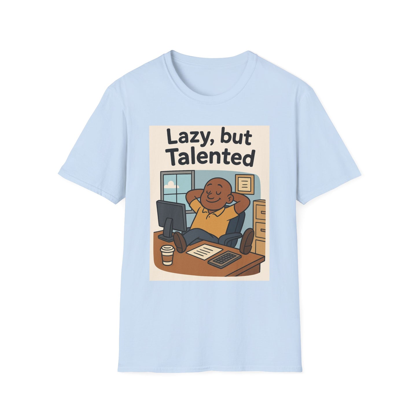 Lazy But Talented Unisex Softstyle T-Shirt
