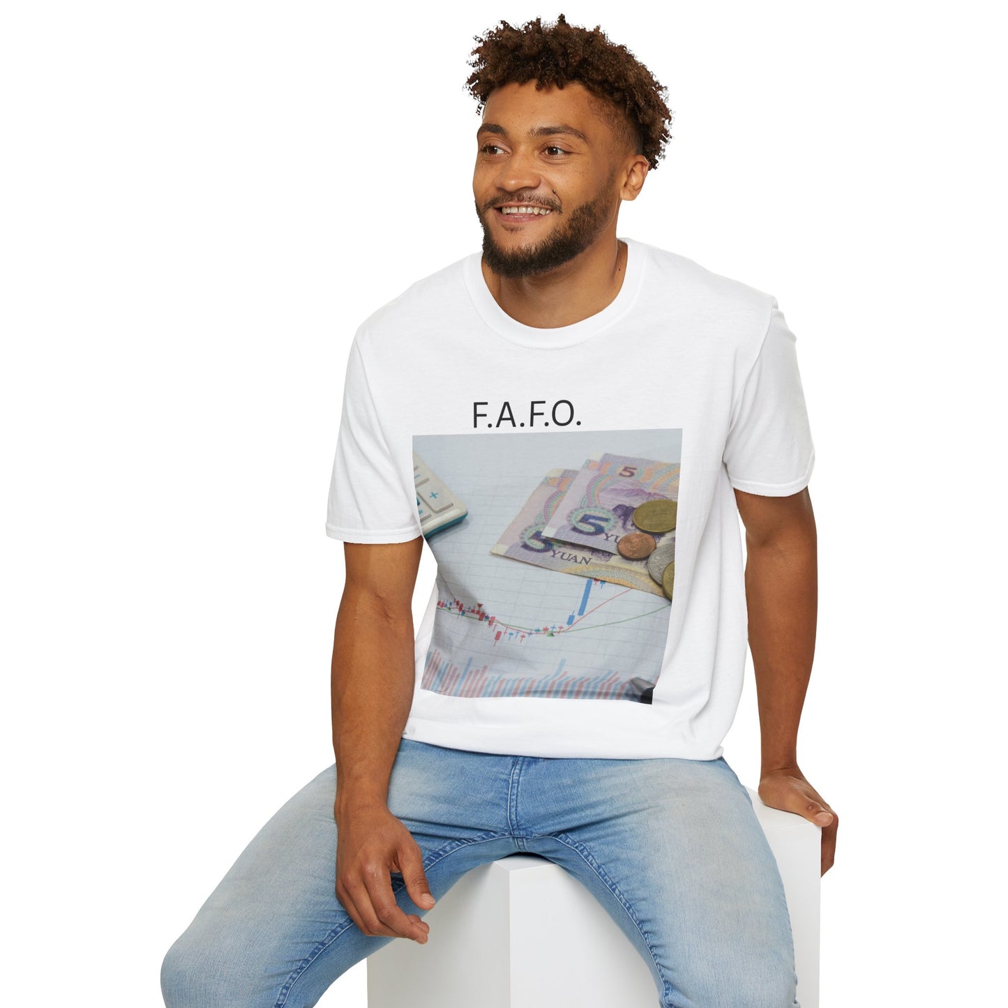 F.A.F.O. Unisex Softstyle T-Shirt - Trendy Graphic Tee for Financial Enthusiasts